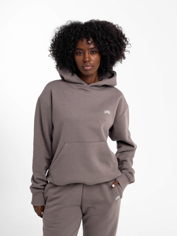 Basic Bluza z kapturem LAPARA wyblakły brąz Basic Bluza z kapturem LAPARA wyblakły brąz