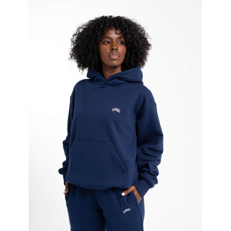 Basic Bluza z kapturem LAPARA granatowa
