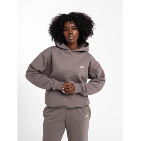 Basic Bluza z kapturem LAPARA wyblakły brąz