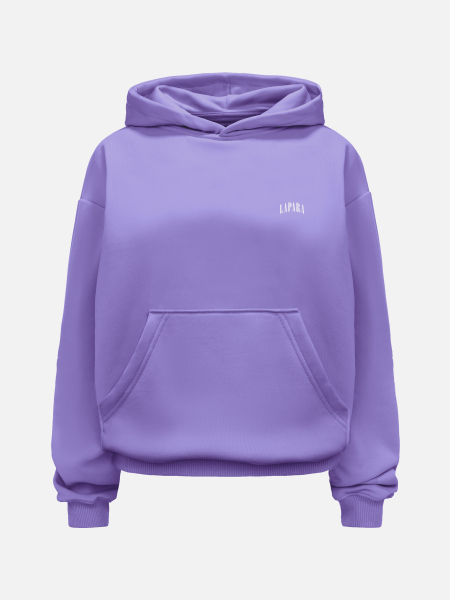 Basic Bluza z kapturem LAPARA fioletowa