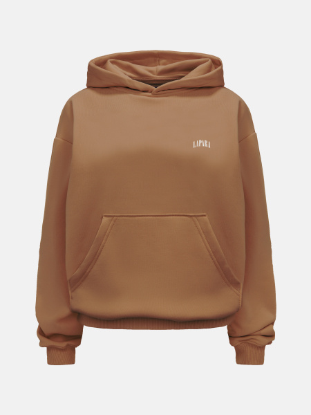 Basic Bluza z kapturem LAPARA rudy