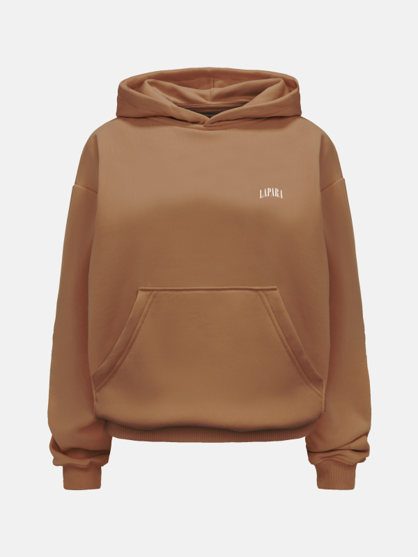 Basic Bluza z kapturem LAPARA rudy Basic Bluza z kapturem LAPARA rudy