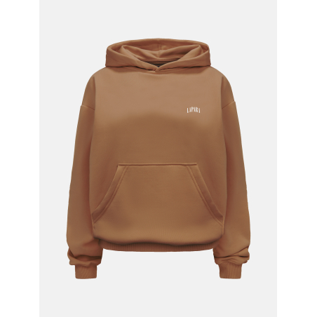 Basic Bluza z kapturem LAPARA rudy
