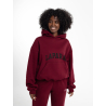 CASTEL Bluza z kapturem LAPARA bordowa