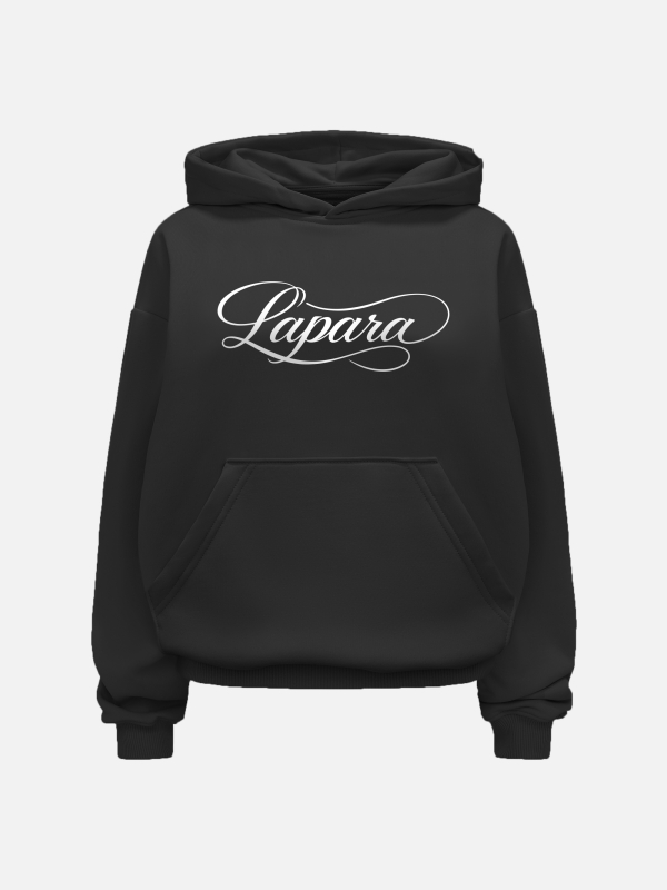RINEA Bluza z kapturem LAPARA czarna