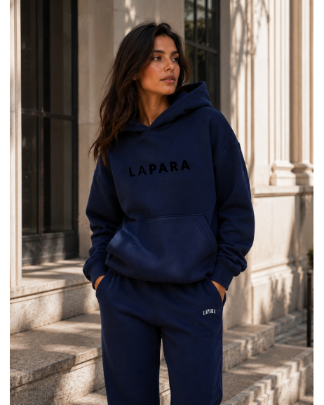 Rubre Bluza z kapturem granatowa